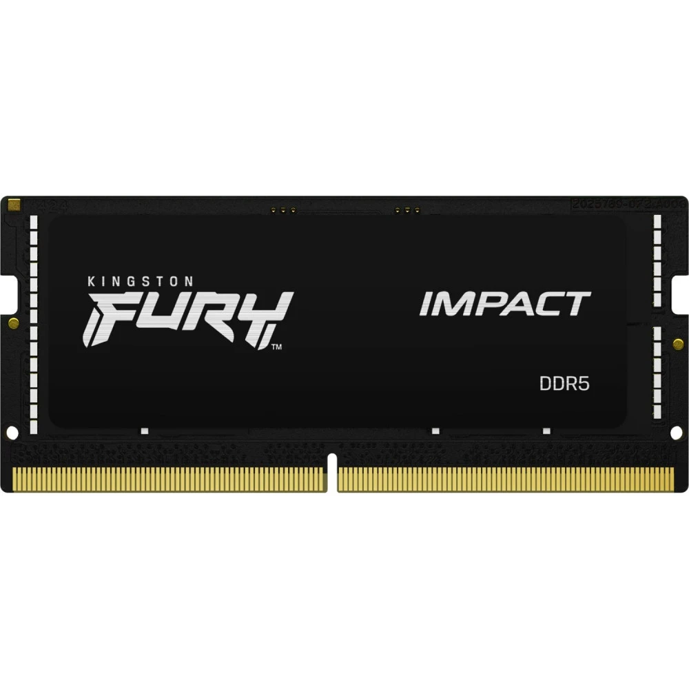 Оперативная память SO-DIMM 32GB DDR5 PC38400/4800MHz Kingston Fury Impact, CL38-38-38, 1.1V, BOX