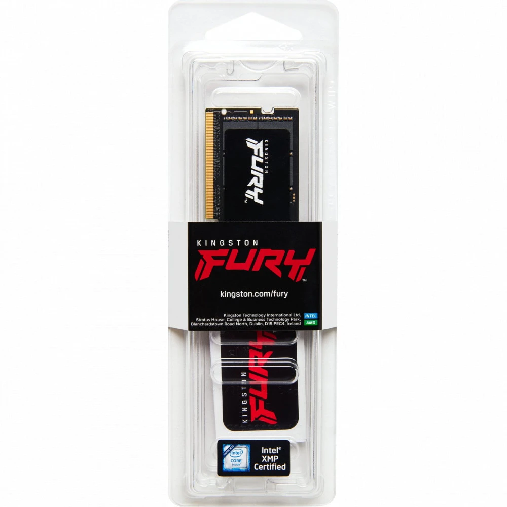 Оперативная память SO-DIMM 32GB DDR5 PC38400/4800MHz Kingston Fury Impact, CL38-38-38, 1.1V, BOX — 3