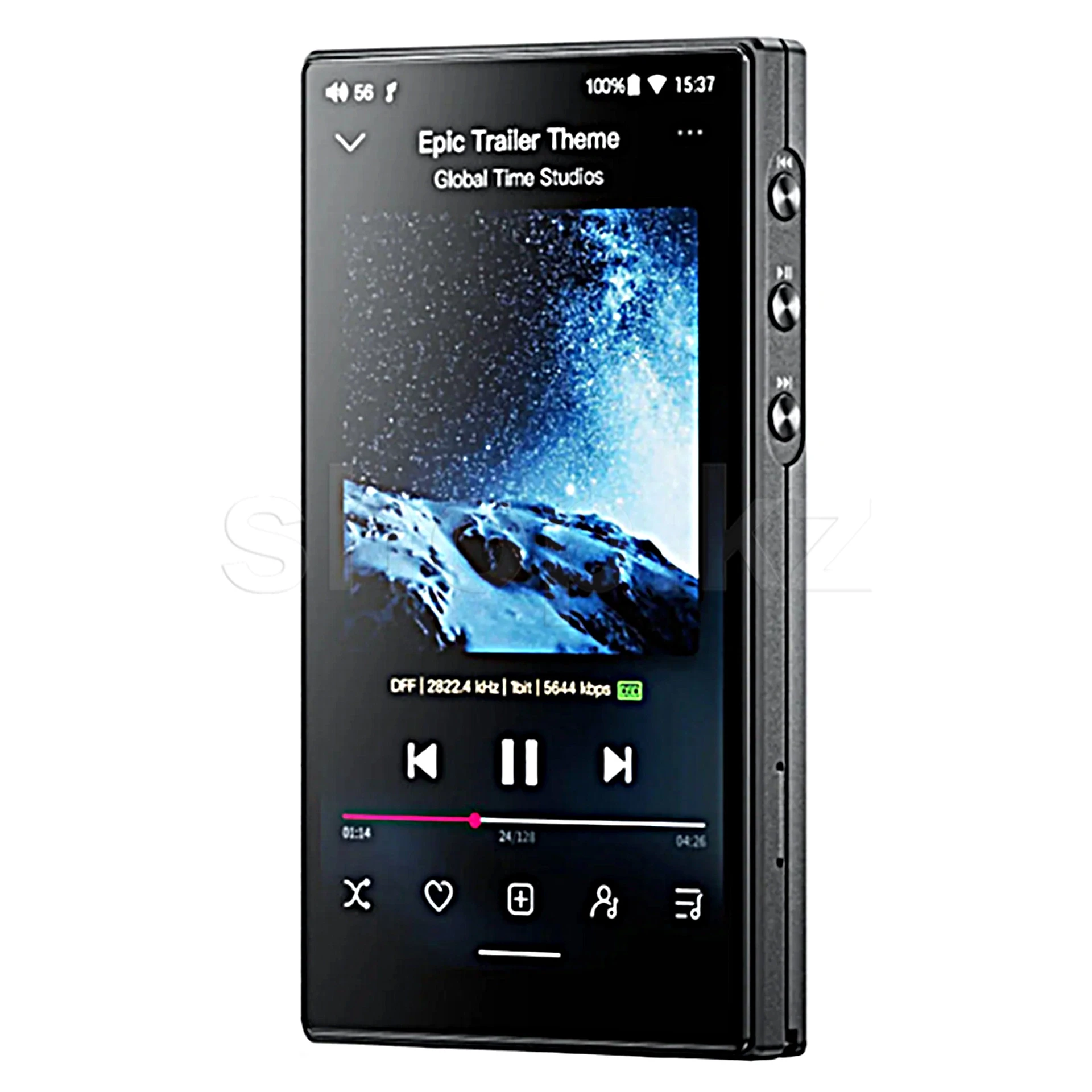 MP3 Player FiiO JM21, SNR 124dB, microUSB-C, 12.5 hours, 4.7", Black