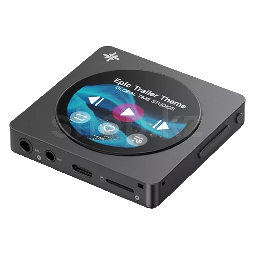 MP3 Player FiiO Snowsky Snowsky Disc, USB-C, 1.8", 360x360, 12 hours, BT5.4, 1450mAh, Black