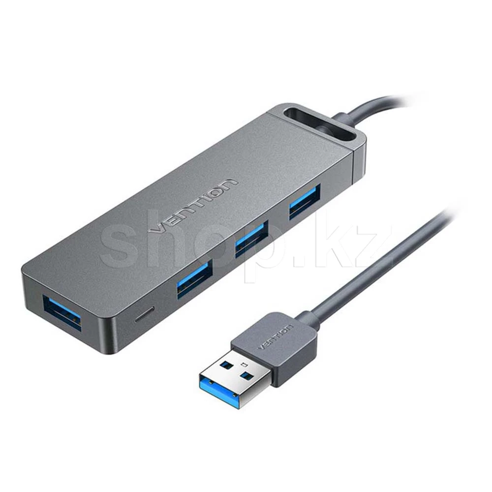USB-хаб USB HUB 4-port USB 3.0 Vention CHLBD-SCB, 4xUSB 3.0, Micro-B, Black, OEM