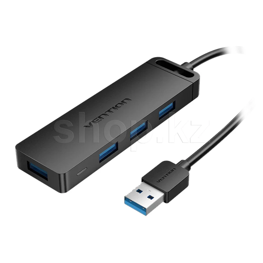 USB-хаб USB HUB 4-port USB 3.0 Vention CHLBF, 4xUSB 3.0, Micro-B, Black, OEM