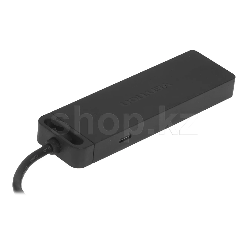 USB-хаб USB HUB 4-port USB 3.0 Vention CHLBF, 4xUSB 3.0, Micro-B, Black, OEM — 2