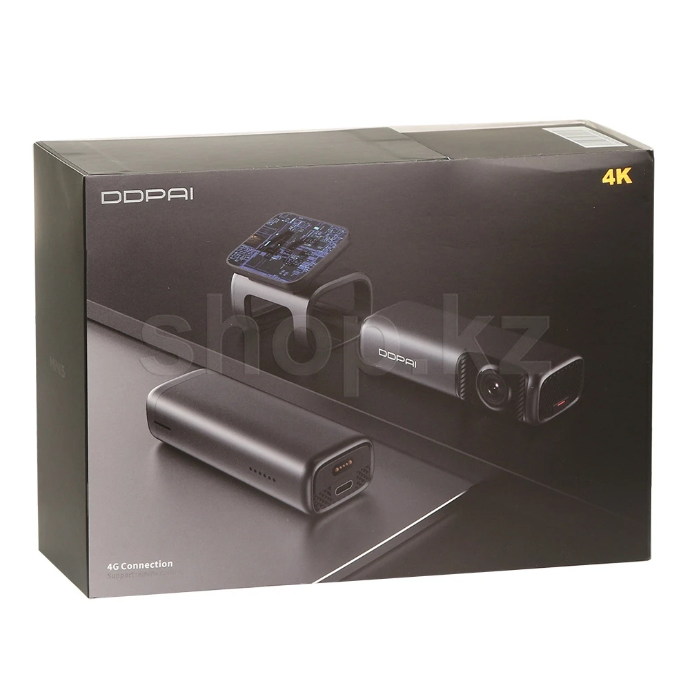 Видеорегистратор автомобильный DDPai Dash Cam Mini 5 + 4G, 5 MP, 3840х2160, 64GB, Black — 5