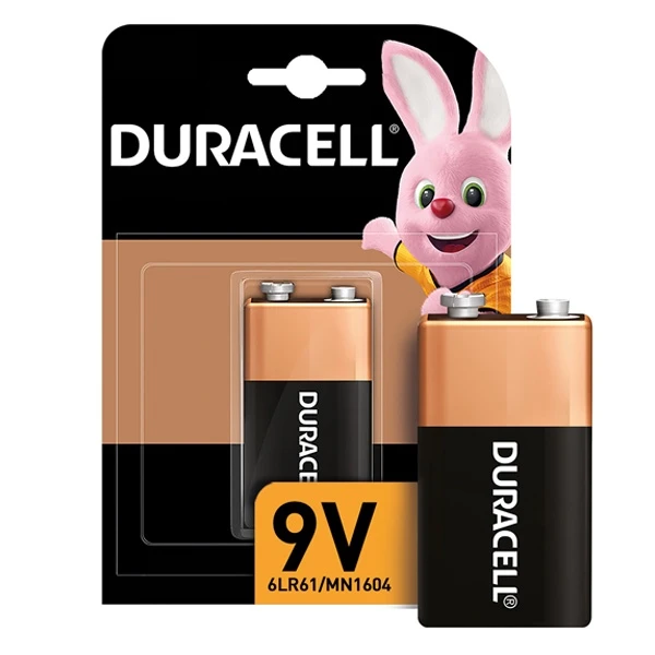 Батарейка Duracell Basic 9V 6LP3146/MN1604, Alkaline,в блоке 1шт.