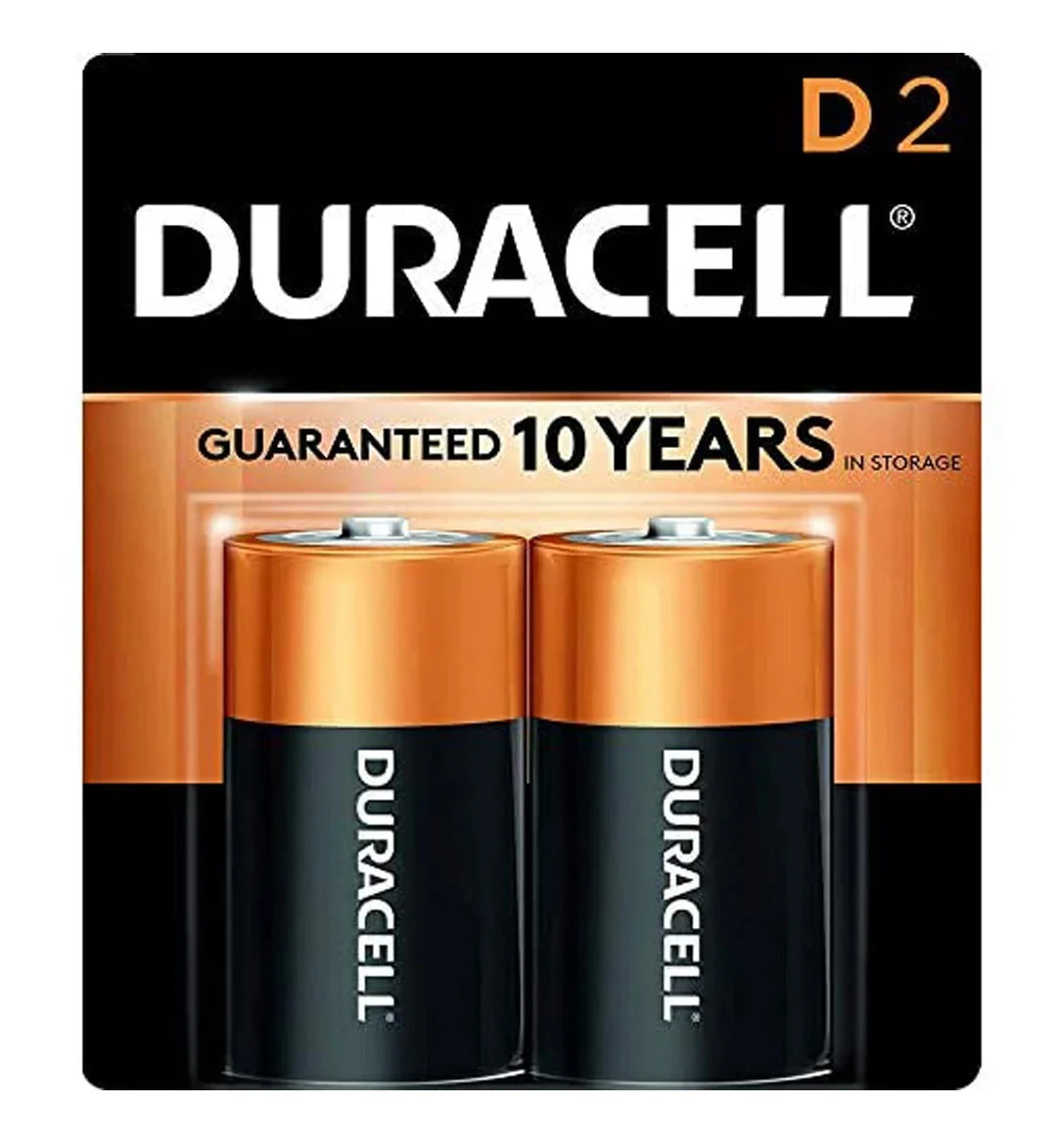 Батарейка Duracell Basic D LR20/MN1300, 1.5V, Alkaline, в блоке 2шт.