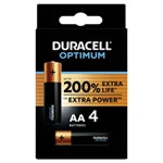 Батарейка Duracell Optimum AA MX1500, 1.5V, в блоке 4шт.