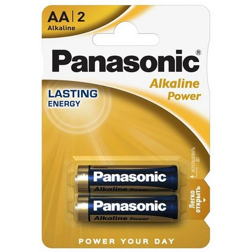 Батарейка Panasonic AA LR6APB/2BP, в блоке 2шт.