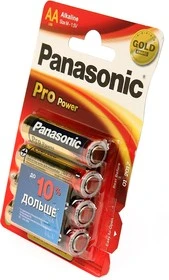 Батарейка Panasonic AA LR6PPG/4BP, в блоке 4шт.