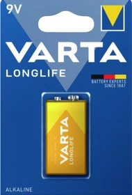Батарейка Varta 6LR61 Varta LongLife Extra, 9V (крона) (4122) (1шт.)