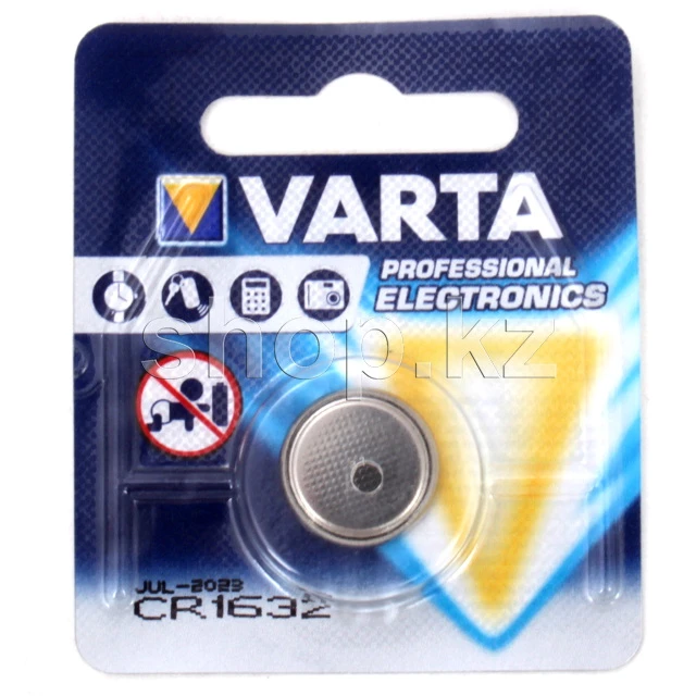 Батарейка Varta Electronics CR1632, 3V, 1шт.