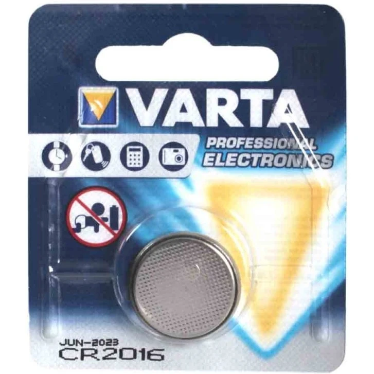 Батарейка Varta CR2016, 3V, литиевая, 1 шт — 5