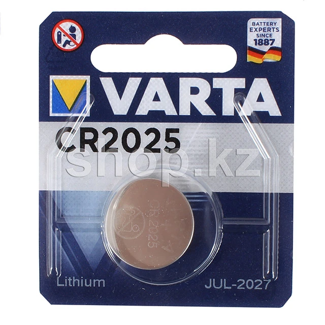 Батарейка VARTA CR2025 Lithium 3V, 1 шт. — 4