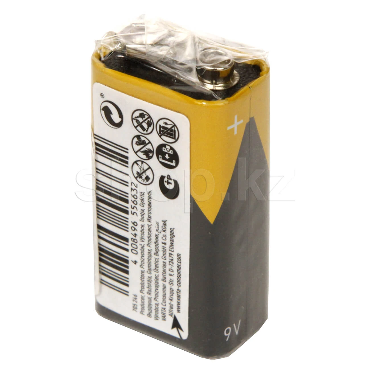 Батарейка Varta Super Heavy Duty 6F22, 9V (крона), 1шт. OEM — 2