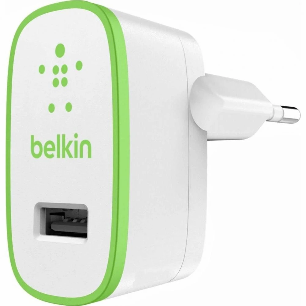 Зарядное устройство Belkin F8J040VFWHT, сеть, для USB-устройств, 2.4A, White — 3