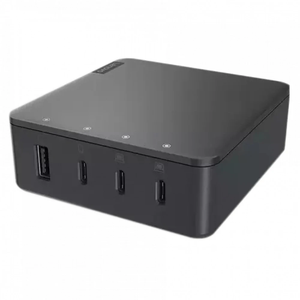 Зарядное устройство Lenovo Go LG130W, сеть, для USB-устройств, 1.8А, 130W, 1xUSB, 3xUSB-C, Black