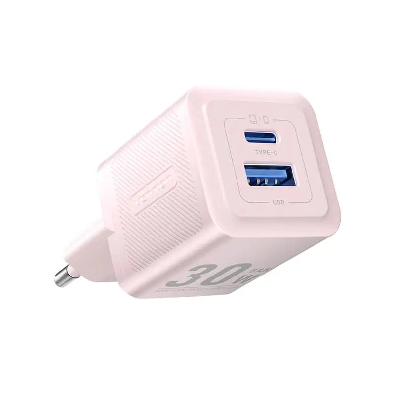 Зарядное устройство Vention FEQB0-EU, сеть, 30W, USB Type-C, USB A, Black — 3