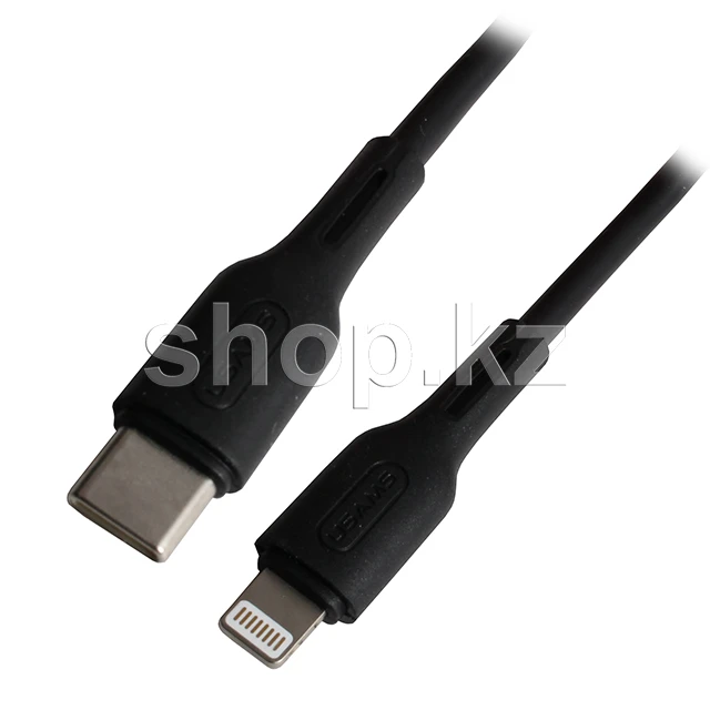 Кабель Apple Lightning - USB Type-C Usams SJ-406, 1.2m, Black