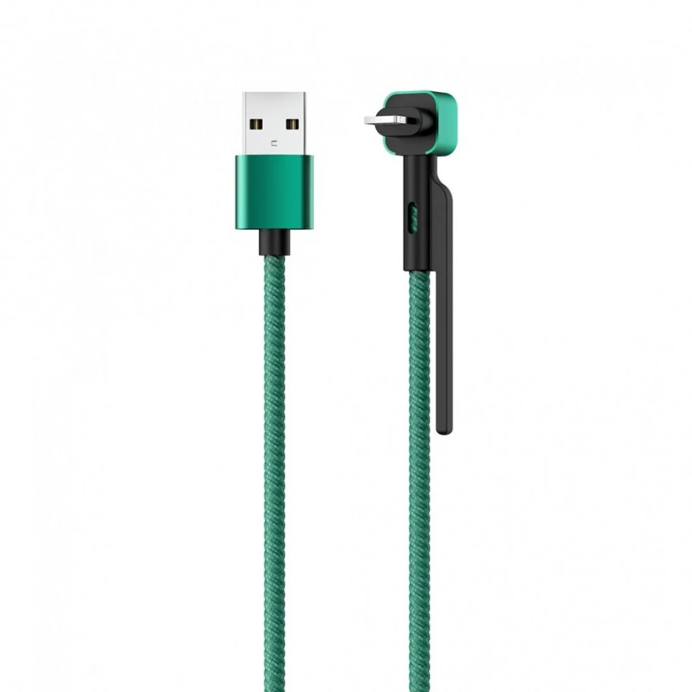 Кабель Apple Lightning OLMIO, 1.2m, Green