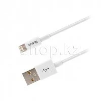 Кабель Apple Lightning OLMIO, 1m, White