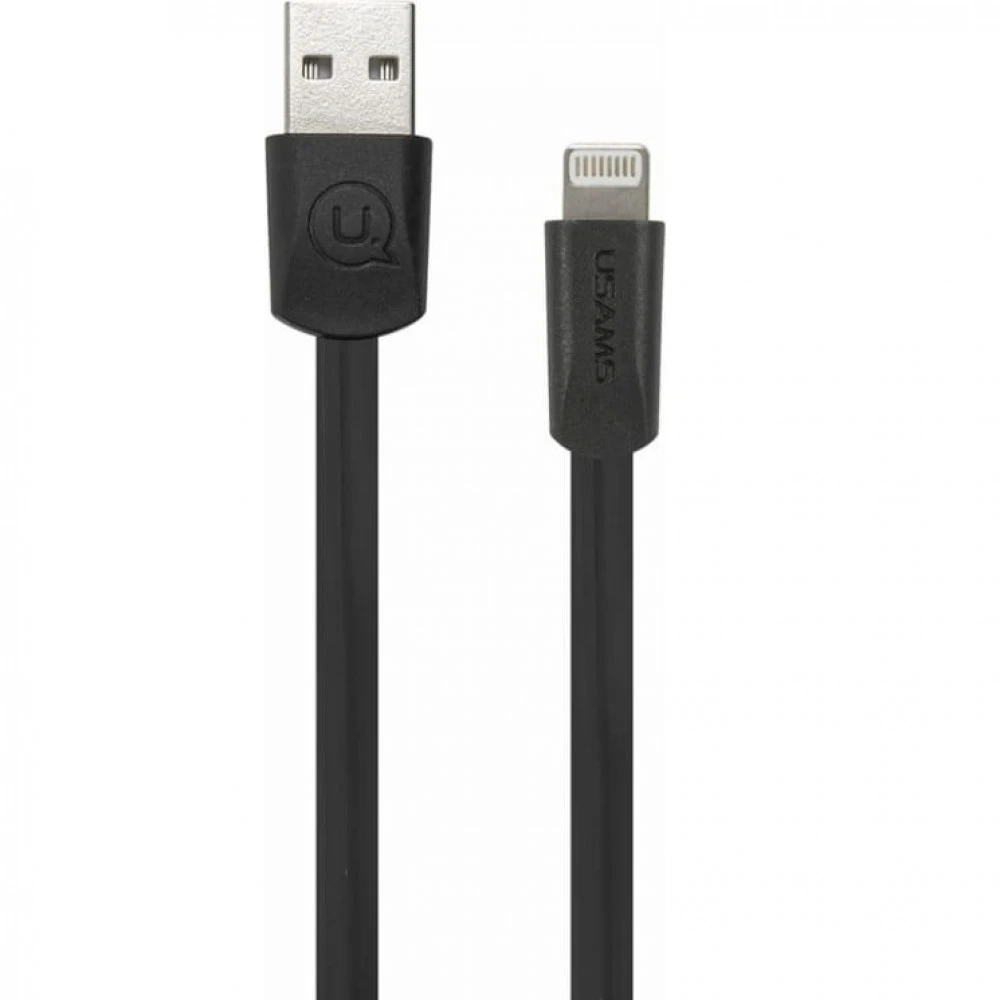 Кабель Apple Lightning Usams SJ-199, 1.2m, Black