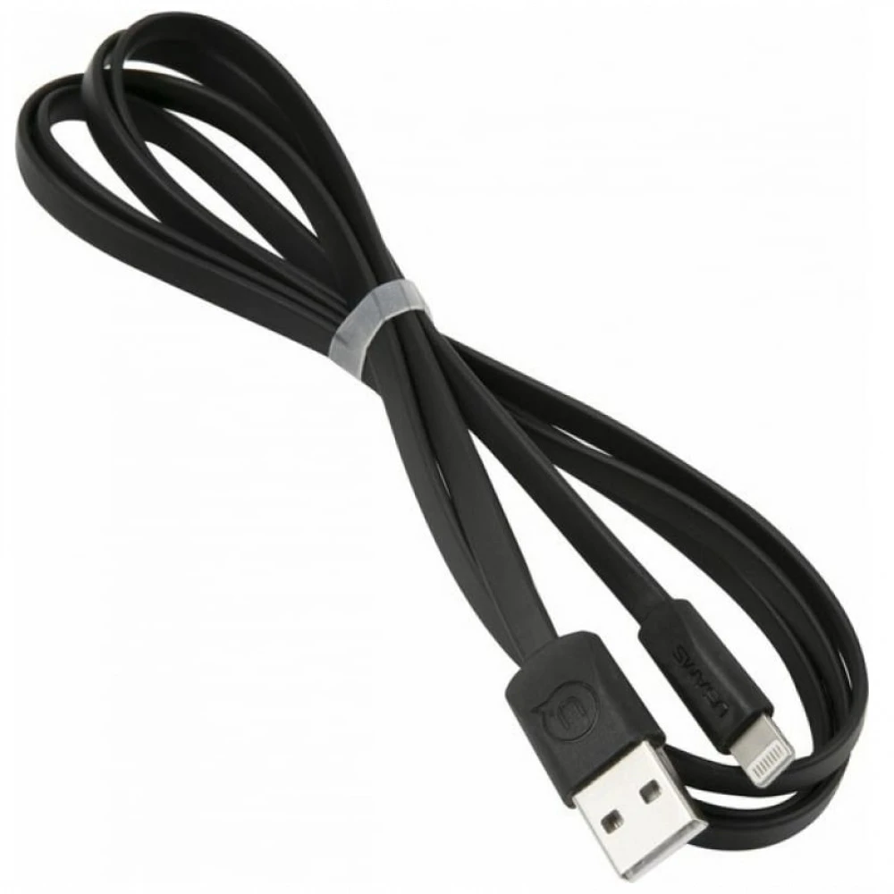 Кабель Apple Lightning Usams SJ-199, 1.2m, Black — 2