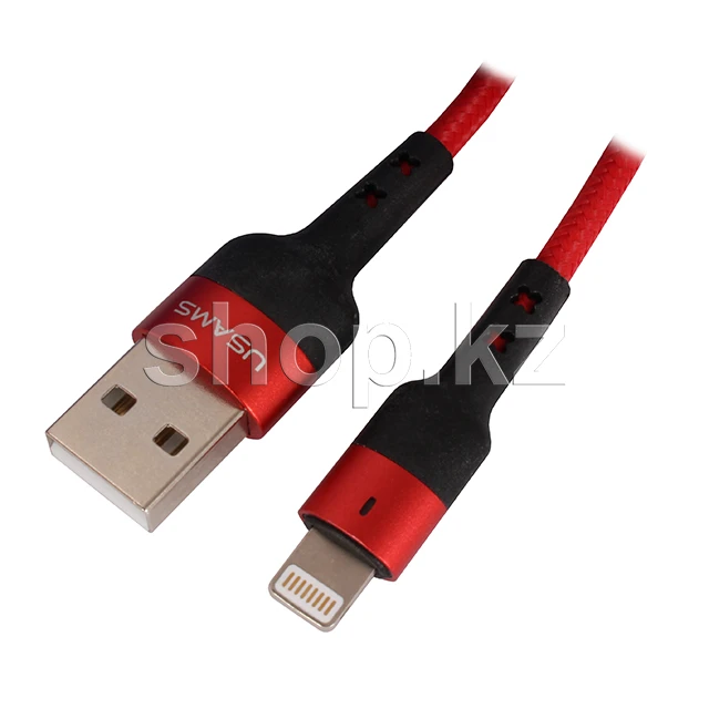 Кабель Apple Lightning Usams SJ-311, 1m, Red