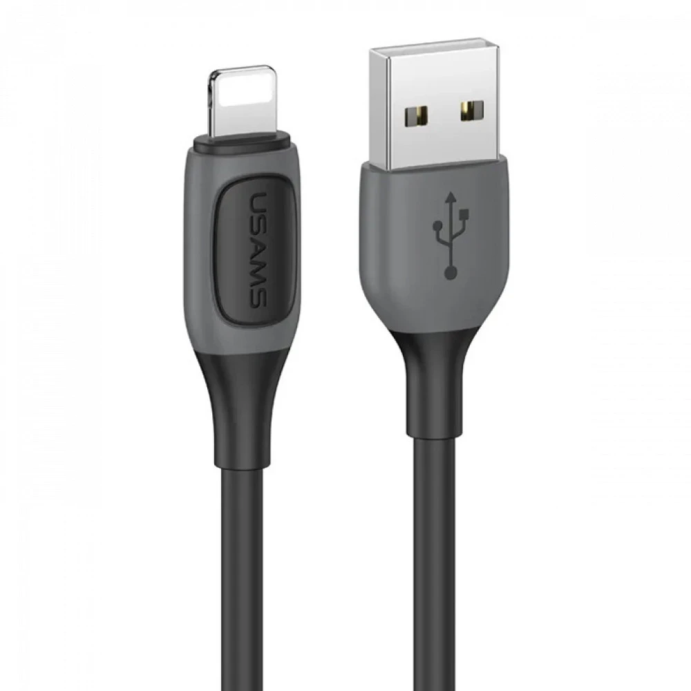 Кабель Apple Lightning Usams US-SJ595, 1m, Black