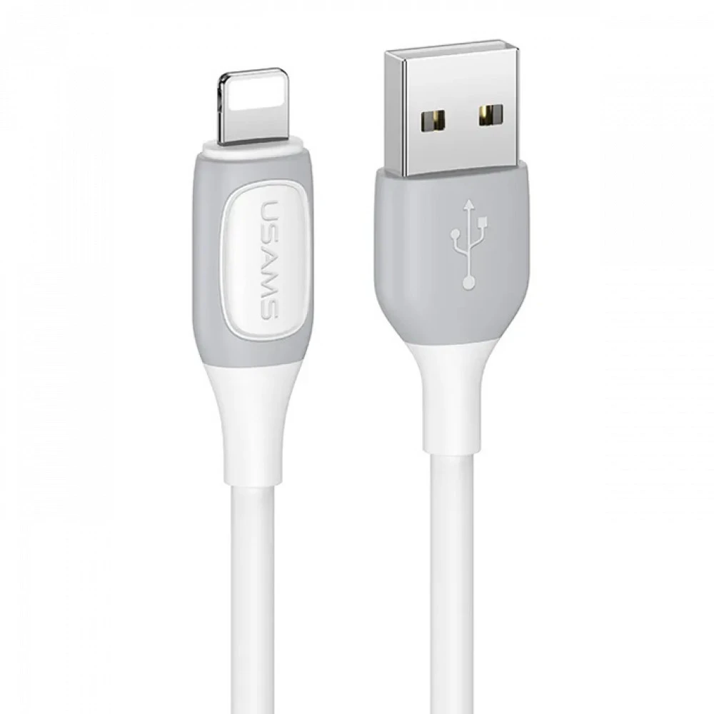 Кабель Apple Lightning Usams US-SJ595, 1m, White