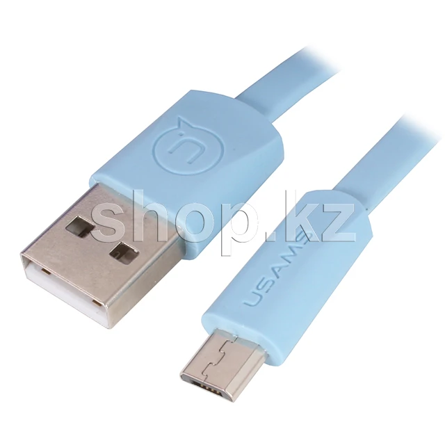 Кабель Micro USB Usams SJ-201, 1.2m, Blue