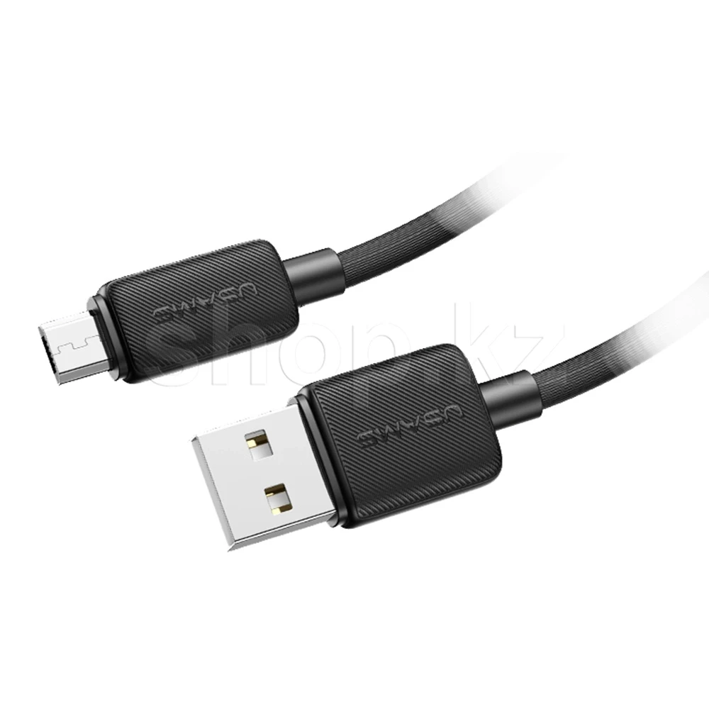 Кабель Micro USB Usams SJ-690, 1m, Black, BOX