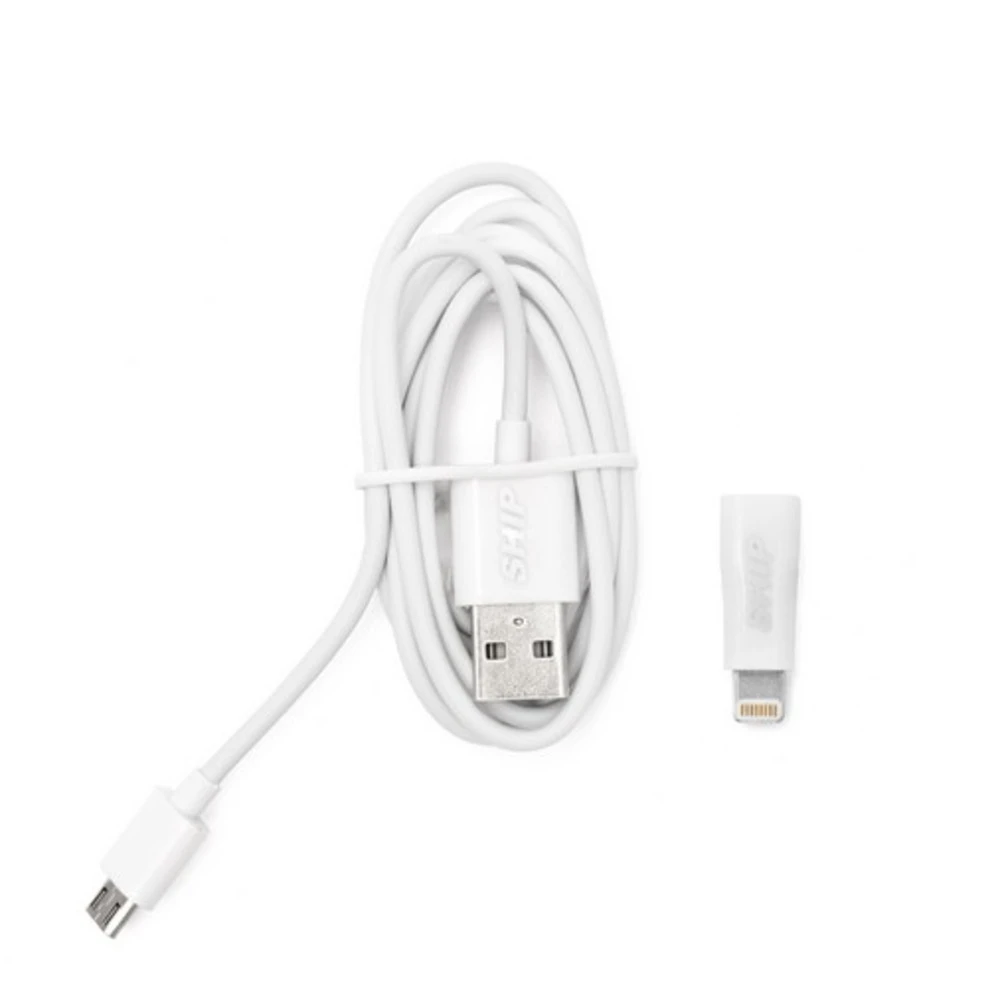 Кабель Micro USB+ Apple 8pin SHIP API08MUPWB, White, 1м, BOX — 2