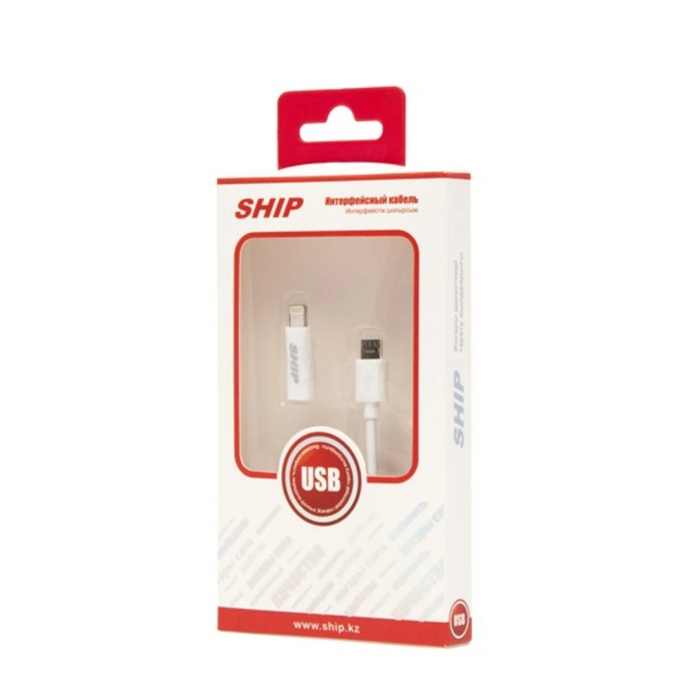 Кабель Micro USB+ Apple 8pin SHIP API08MUPWB, White, 1м, BOX — 3