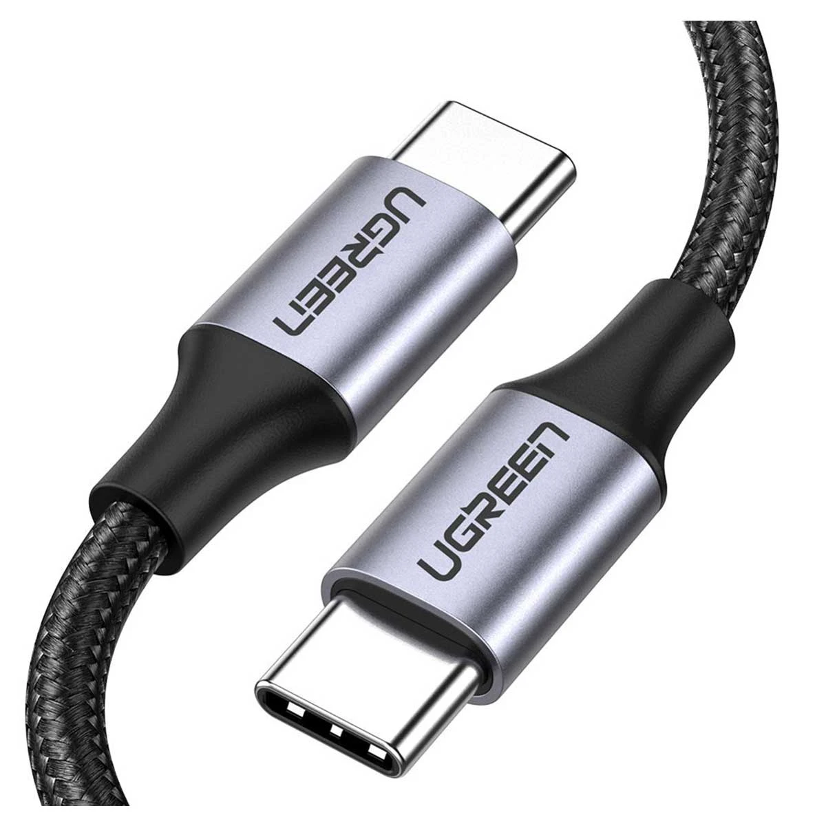 Кабель USB Type-C - Type-C Ugreen US261, 1m, Black, BOX