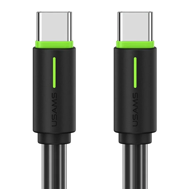 Кабель USB Type-C - Type-C Usams US-SJ734, 1m, Black