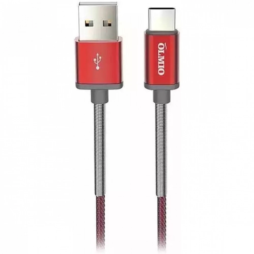 Кабель USB Type-C OLMIO HD, 1.2m, Red