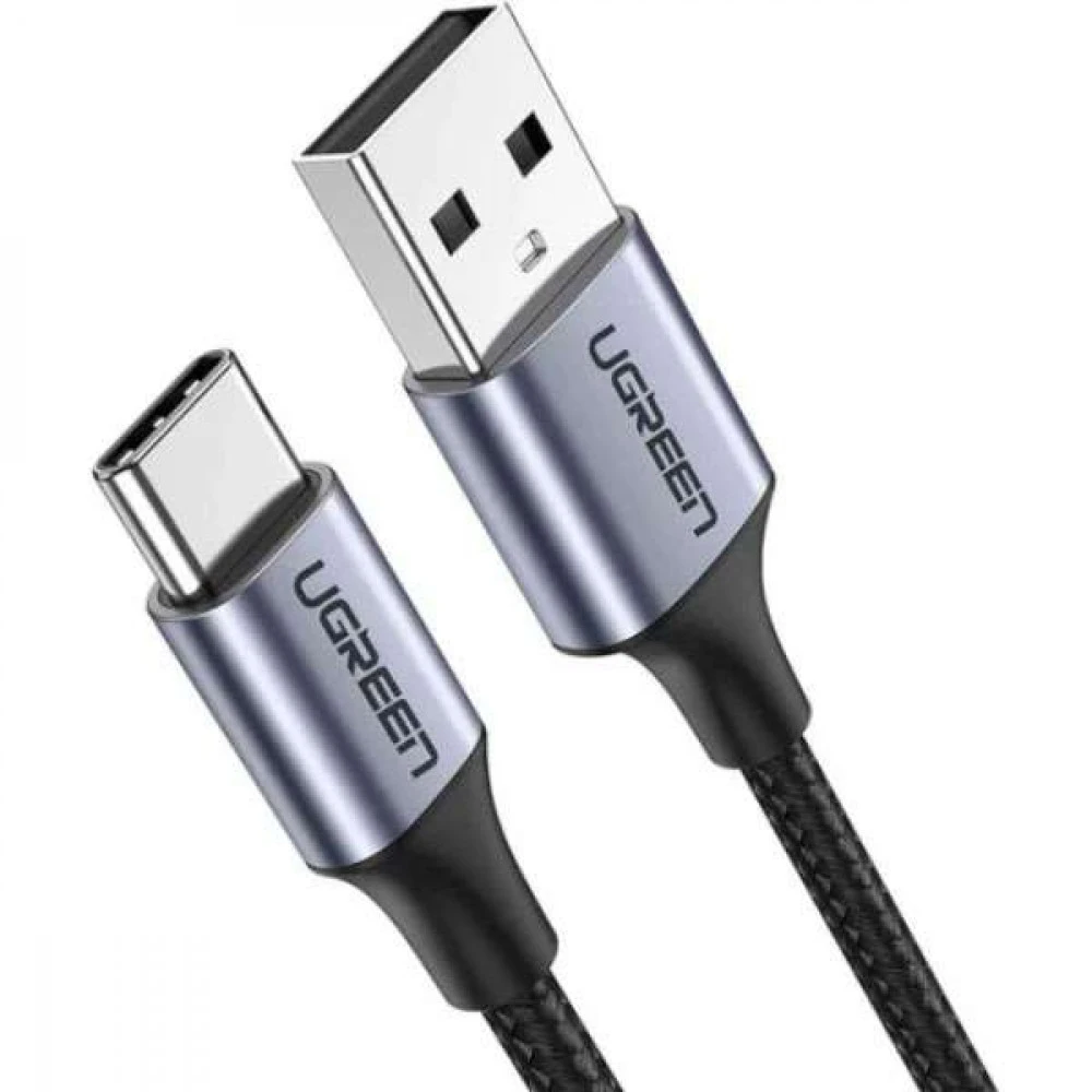 Кабель USB Type-C Ugreen US288, 1m, Black, BOX