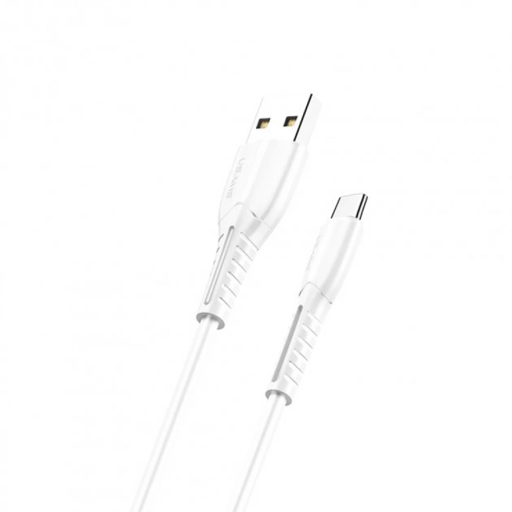 Кабель USB Type-C Usams SJ-366, 1m, White