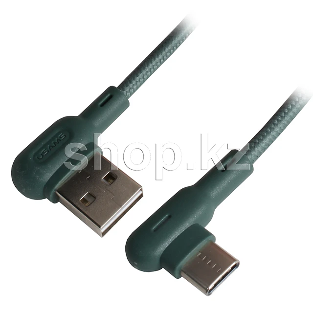 Кабель USB Type-C Usams SJ-457, 1.2m, Green