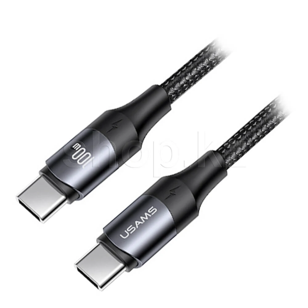 Кабель USB Type-C Usams SJ-525, 2m, Black