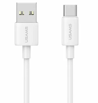 Кабель USB Type-C Usams SJ-708, 1m, White, BOX