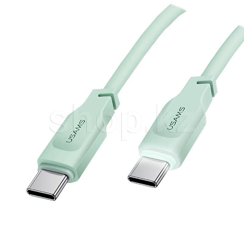 Кабель USB Type-C Usams US-SJ567, 1.2m, Green