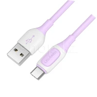 Кабель USB Type-C Usams US-SJ596, 1m, Purple