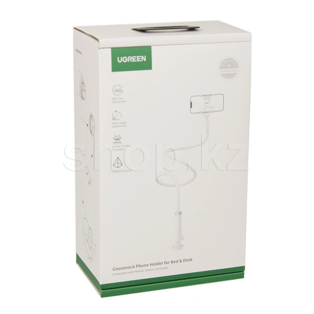 Кронштейн для смартфонов, планшетов Ugreen LP113, 4"-7.2", алюминий/пластик, White — 4