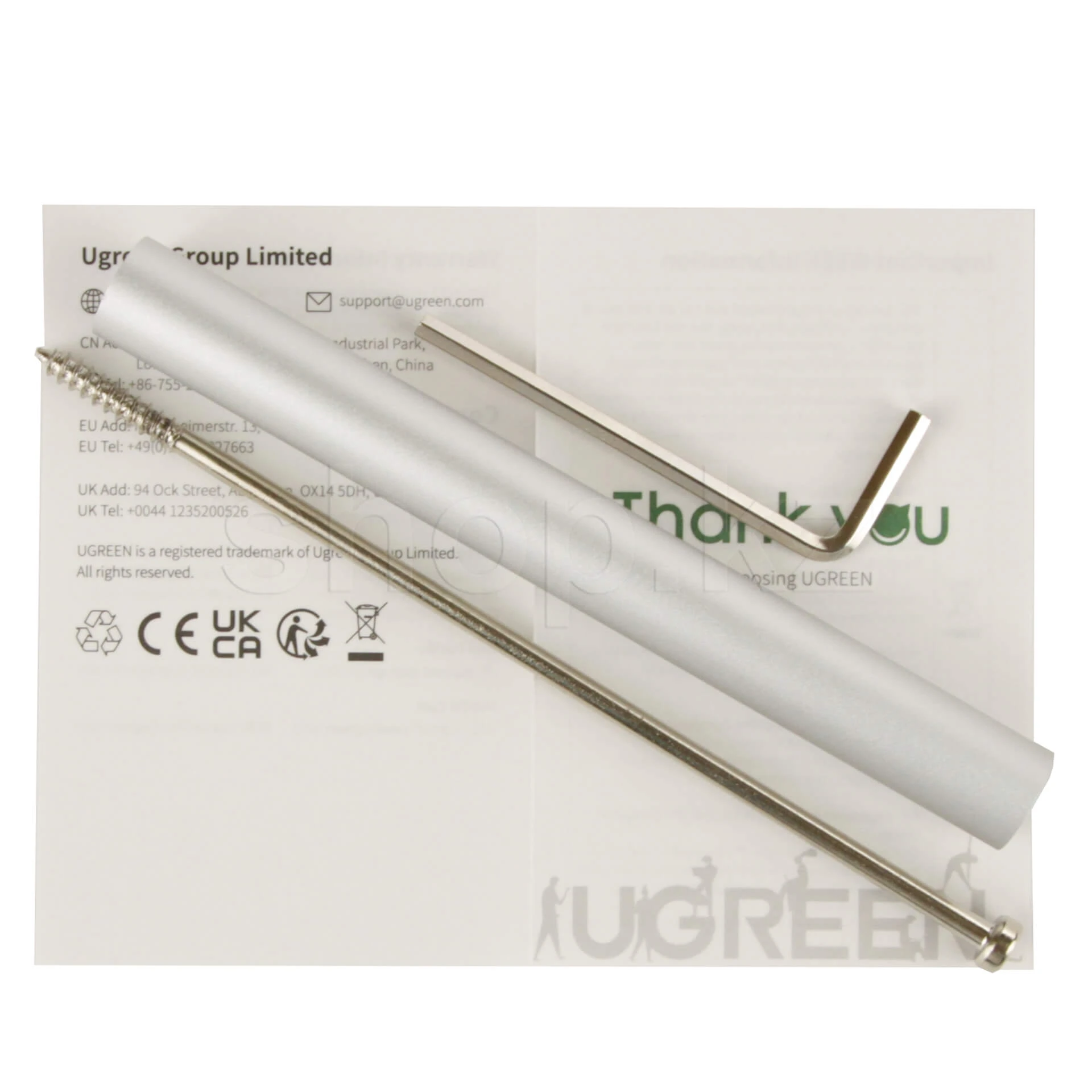 Подставка Ugreen LP177, 4-7.9", (PC+ABS)+aluminum alloy, White — 3
