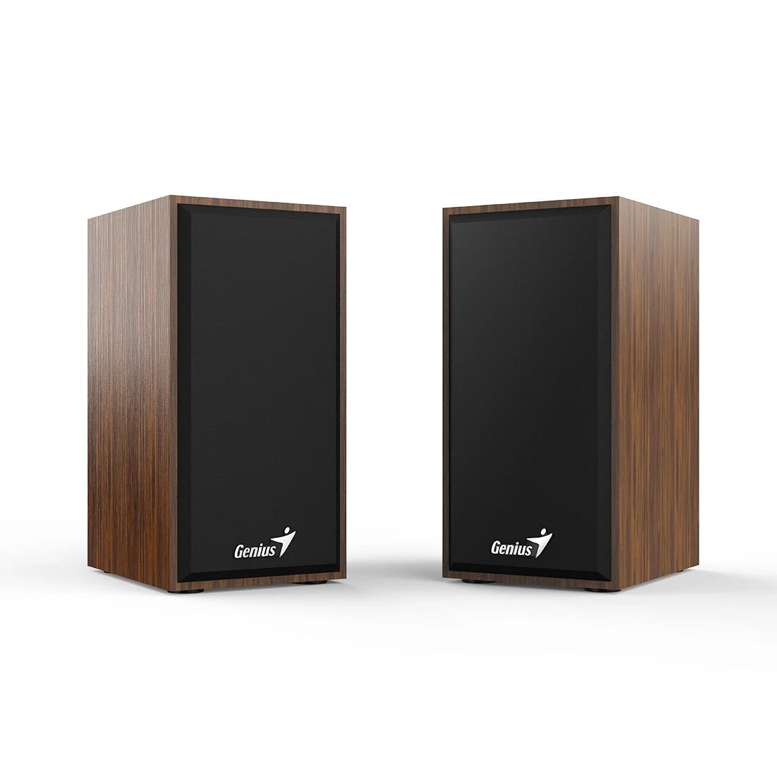 Колонки Genius SP-HF180 (2.0), Wood, 6Вт (2х3) RMS, 150Hz-20kHz, Line-In 3.5 mm