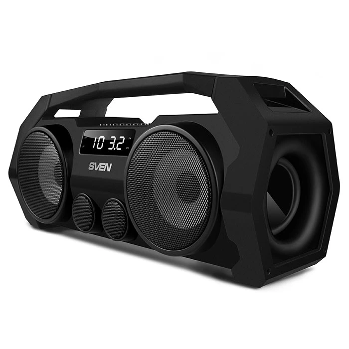 Колонки Sven PS-465 (2.0), Black, 18Вт (2х9) RMS,100Hz-20kHz, microSD, BT, USB, FM