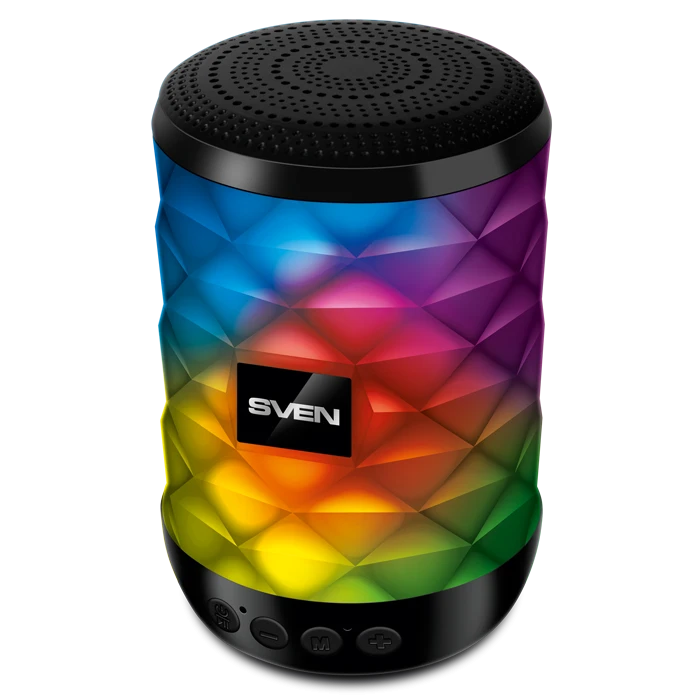 Колонки Sven PS-55, 5Вт, microSD, BT, FM, AUX, USB, Black