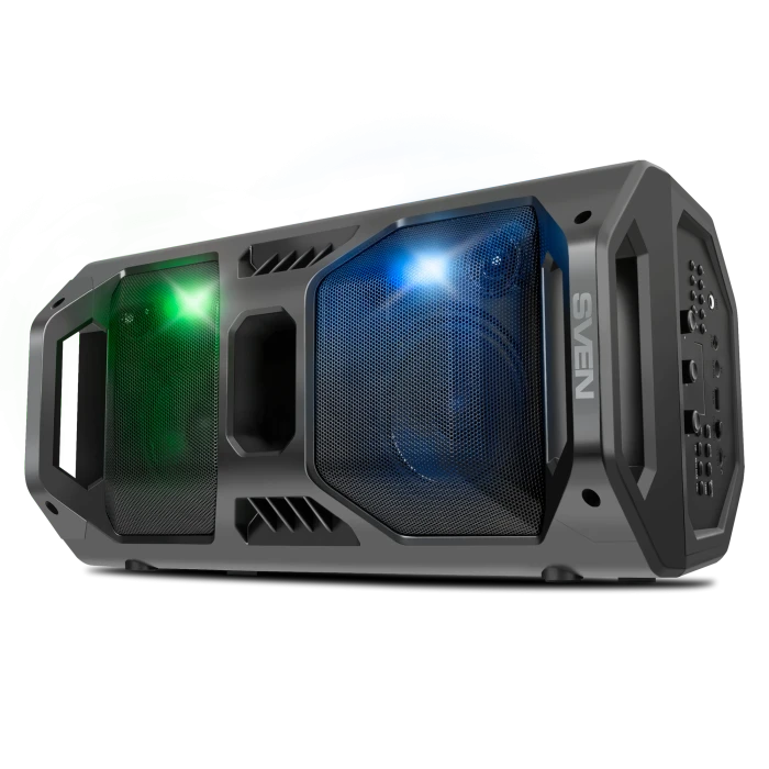 Колонки Sven PS-600 (2.0), Black, 50Вт (2х25) RMS, 45Hz-22kHz, microSD, AUX, USB, BT, FM