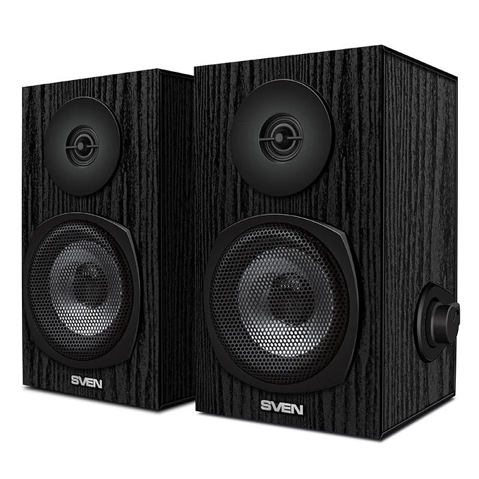 Колонки Sven SPS-575 (2.0), Black, 6Вт (2х3) RMS, 80Hz-20kHz
